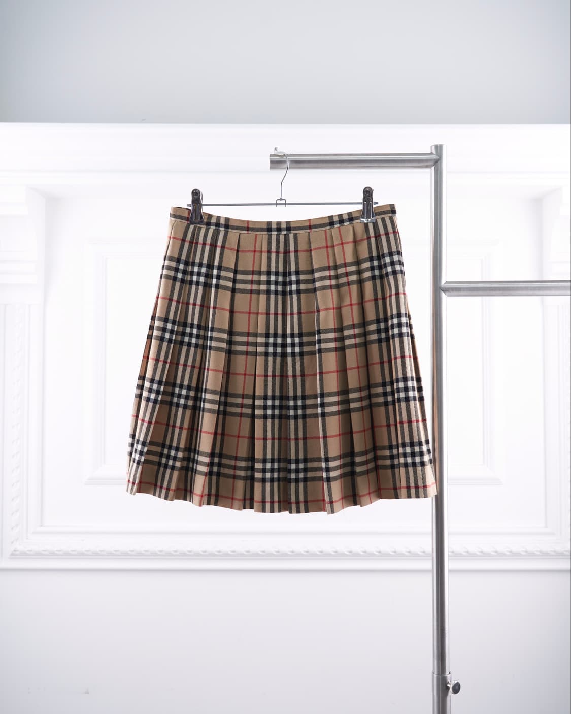 Burberry 블루라벨 노바체크 버클 스트랩 랩 스커트 상품이미지2