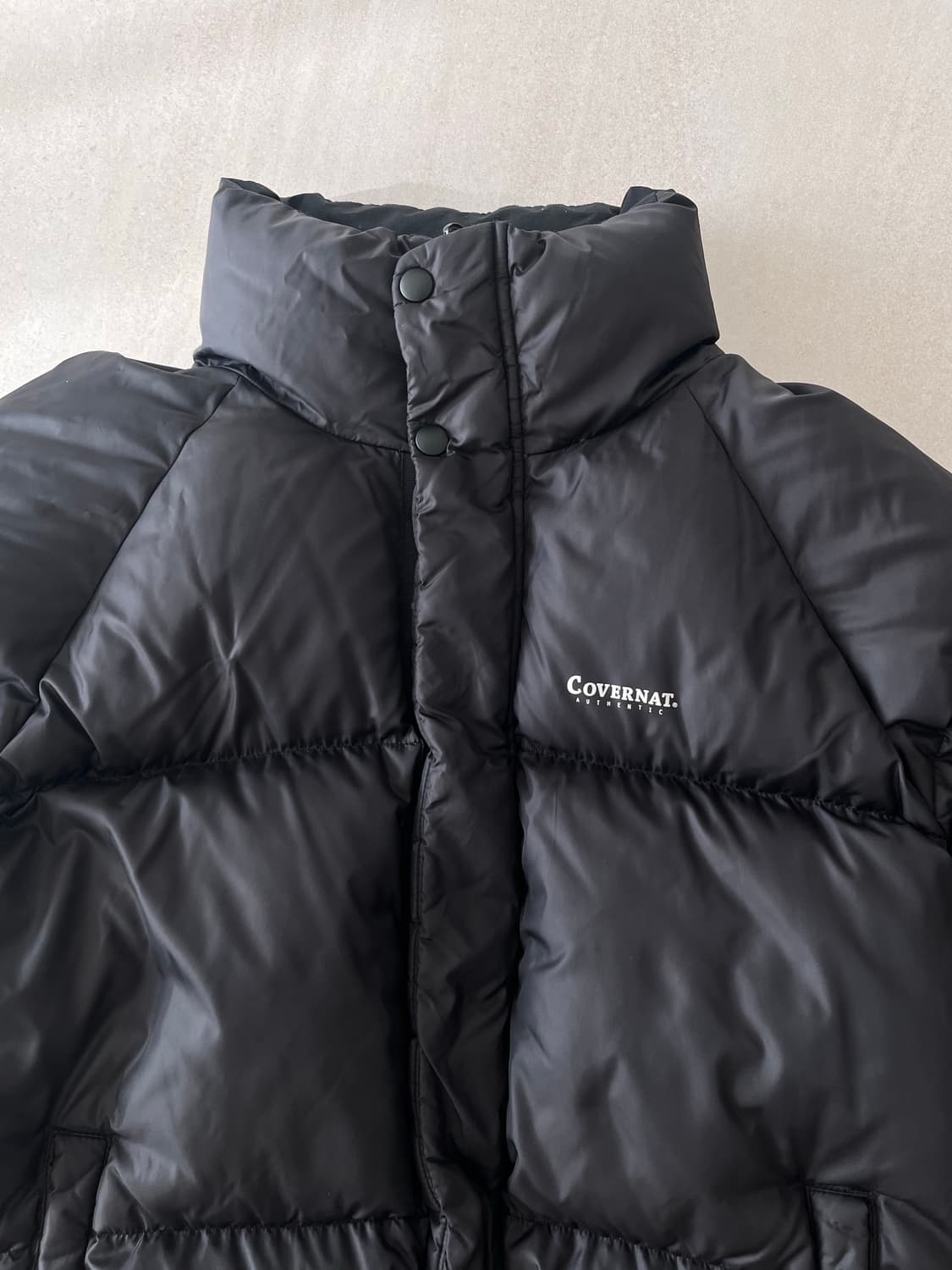 커버낫 리버시블 블랙 패딩 상품이미지2