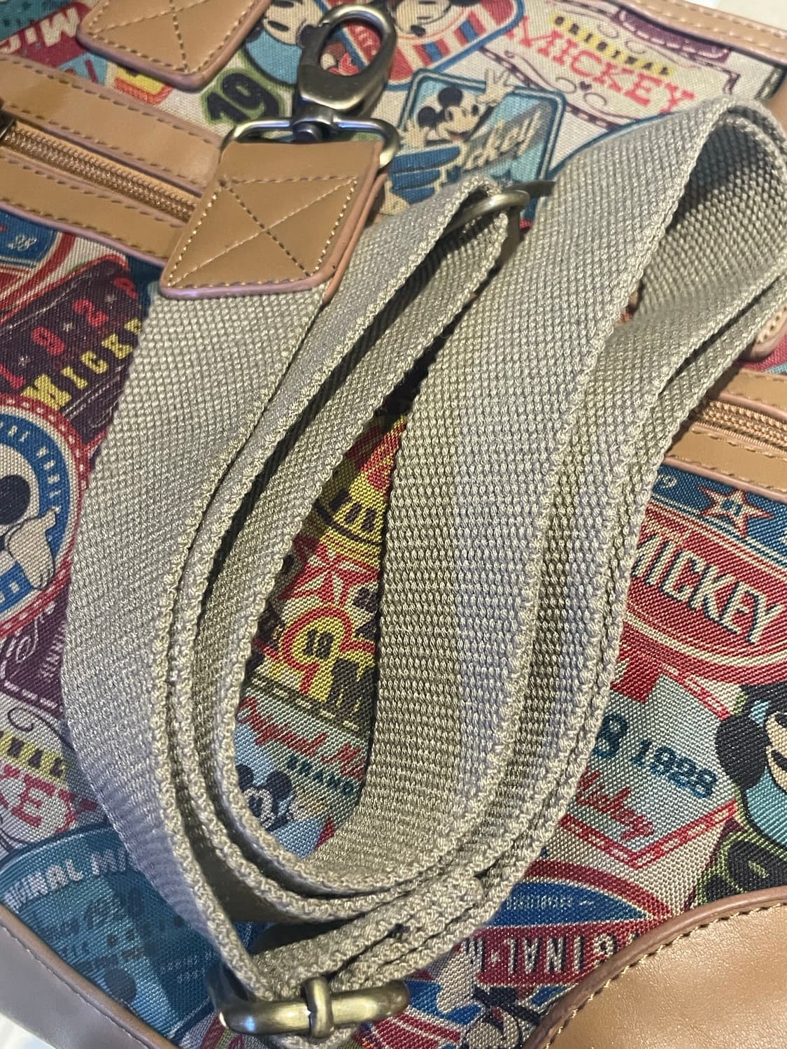 디즈니 빈티지 미키마우스 보스턴백 상품이미지6