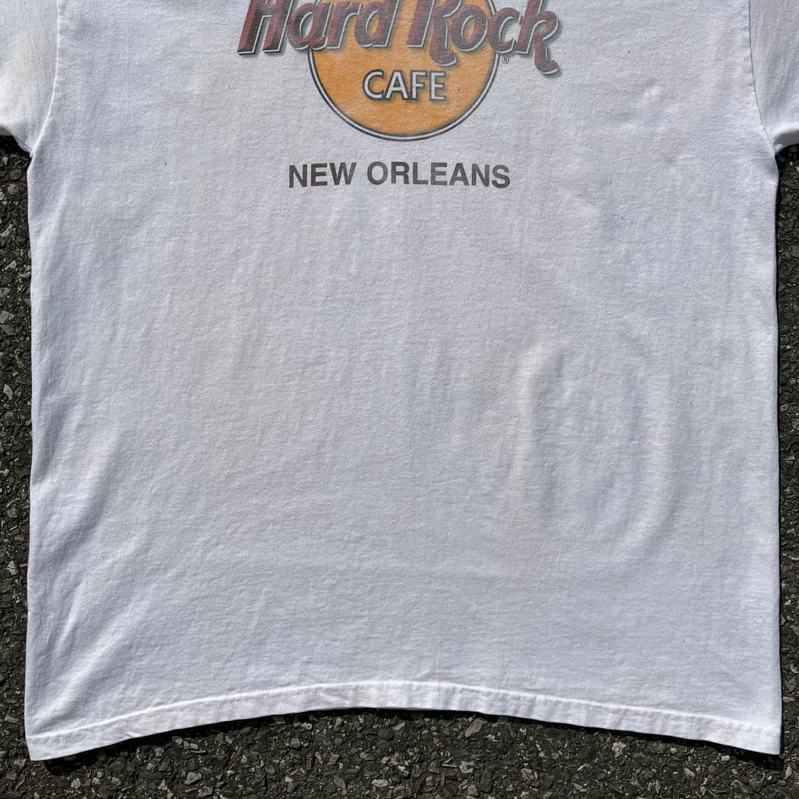 하드락 정품 화이트 뉴올리언스 프린팅 반팔 티셔츠 상품이미지4