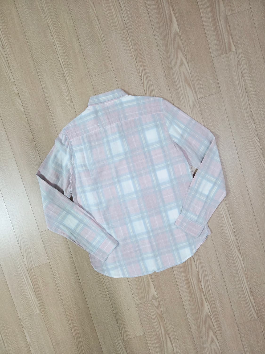 빔즈 레드 체크 백 사이드 원단 캐쥬얼 셔츠 상품이미지5