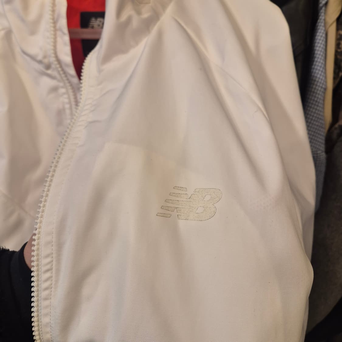 XL 뉴발란스 화이트 윈드자켓 상품이미지6