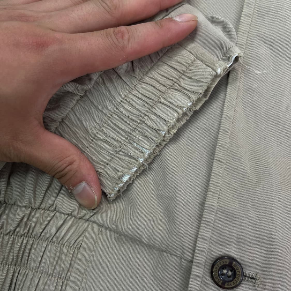 100 버버리 아카이브 로고 블루종 자켓 상품이미지7