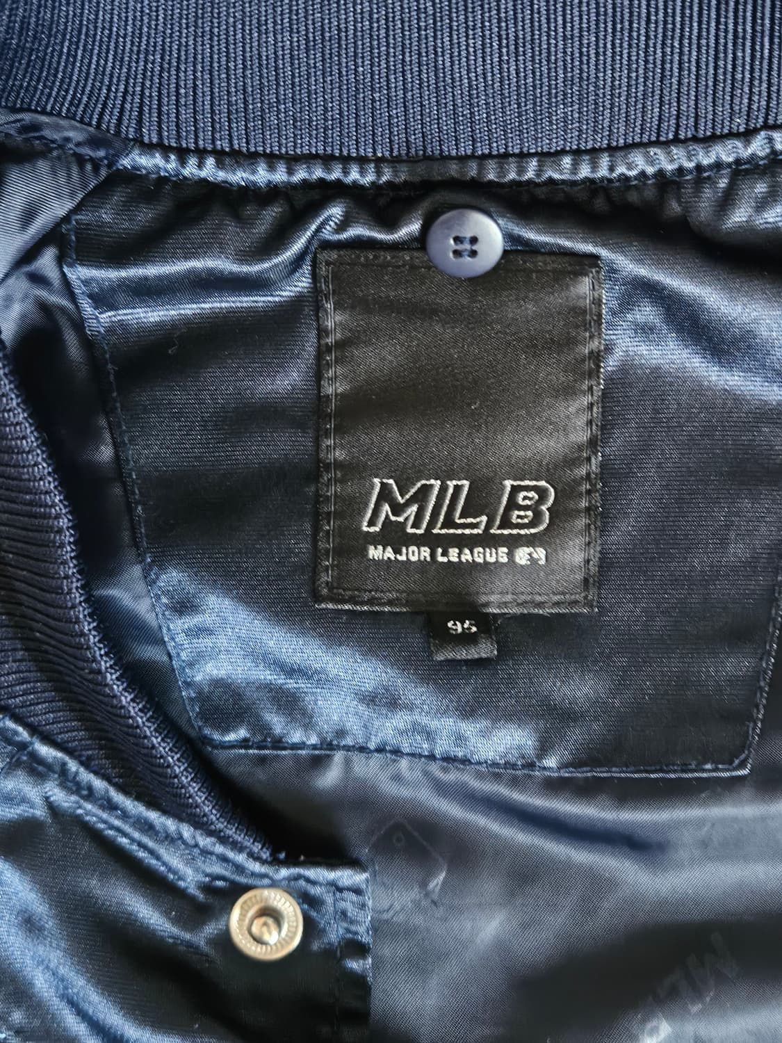 MLB 새틴 바시티 자켓/빈티지 00's/뉴욕 양키즈 상품이미지5