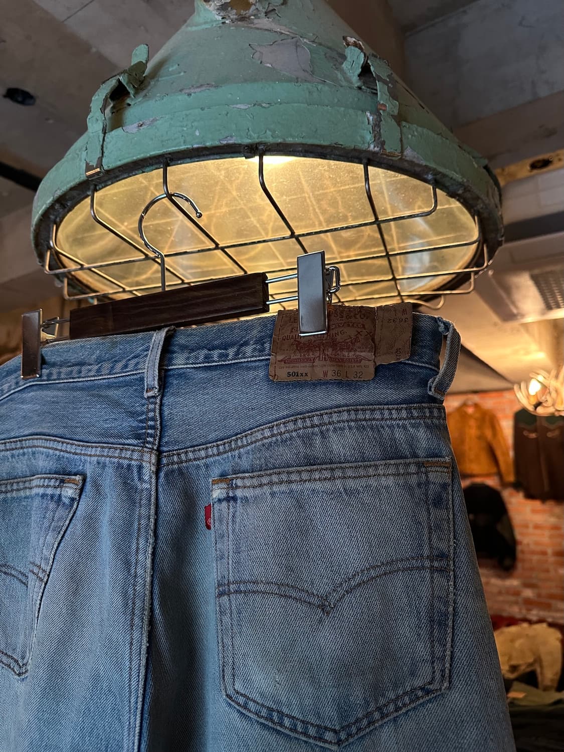 90s USA 빈티지 리바이스 501xx 0000 데님 팬츠 상품이미지9