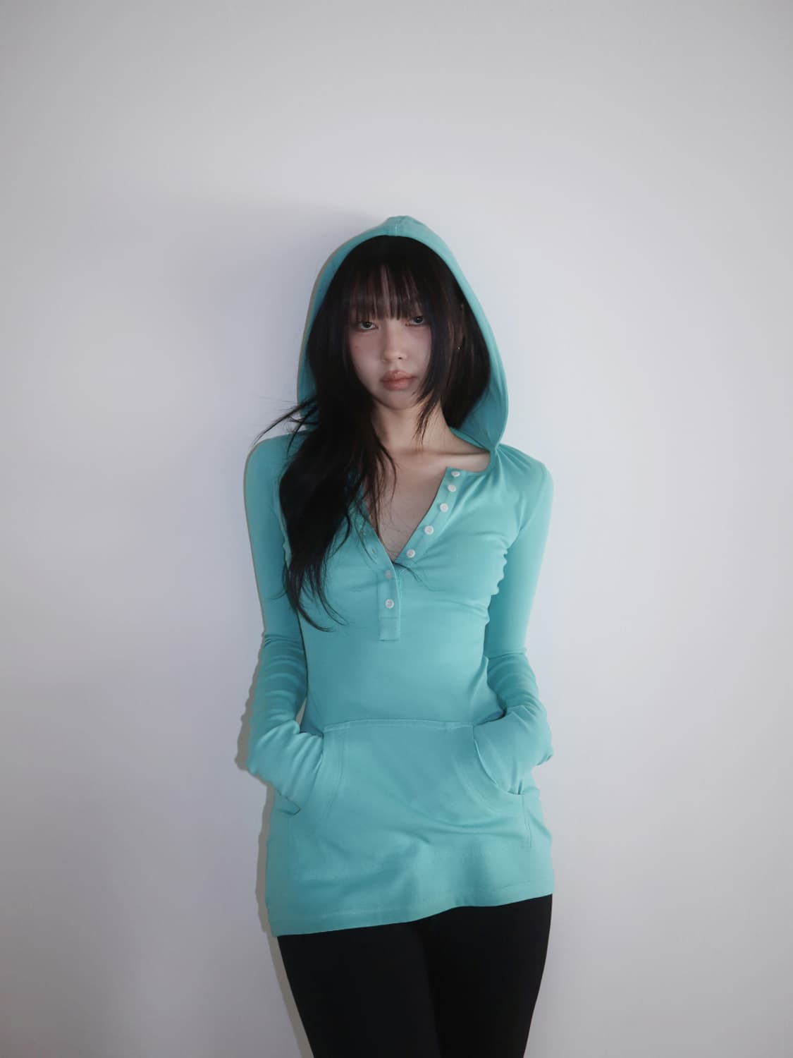 Claada 클라따 아쿠아 후드티 상품이미지1