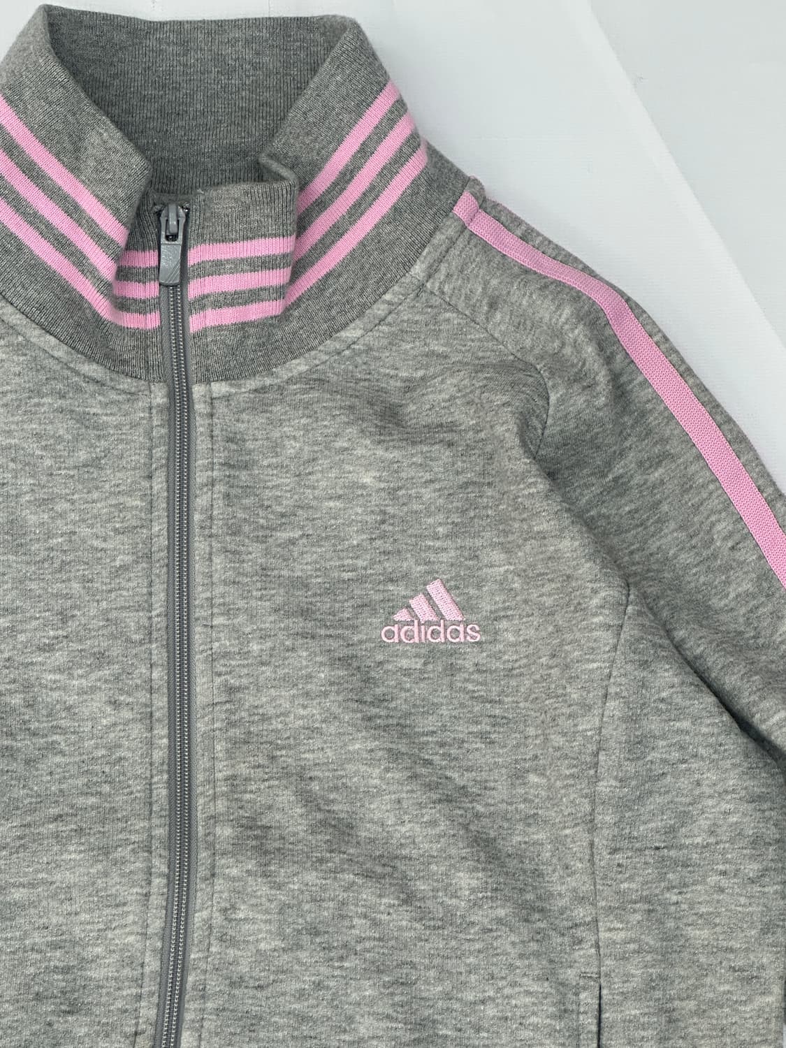 🎀딸기우유 아디다스져지 🎀 쭈리 재질 핑크 포인트 스포티 재팬 빈티지 상품이미지4