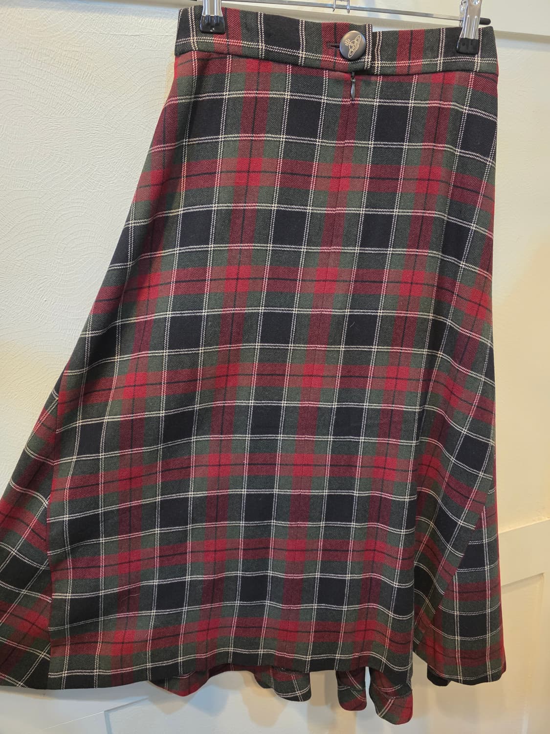 비비안웨스트우드 앵그로매니아 체크 스커트 상품이미지5