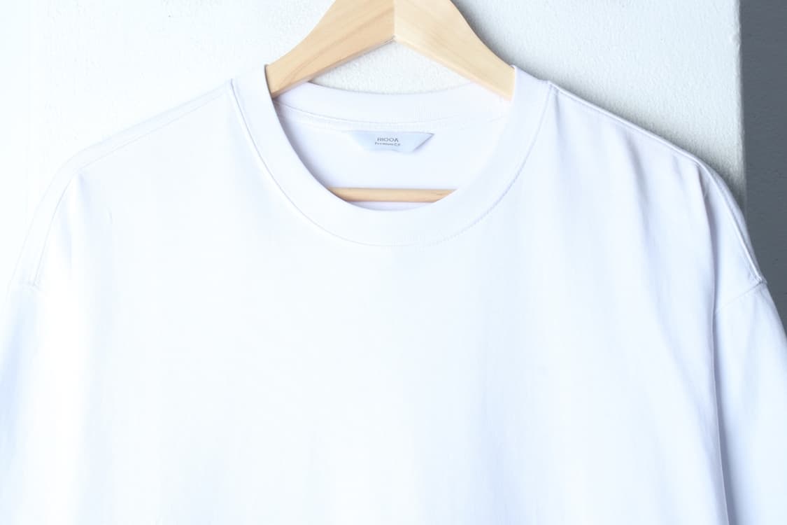 (S-L) 리우아 반팔 티셔츠 무지 화이트 기본-H3H33853 상품이미지3