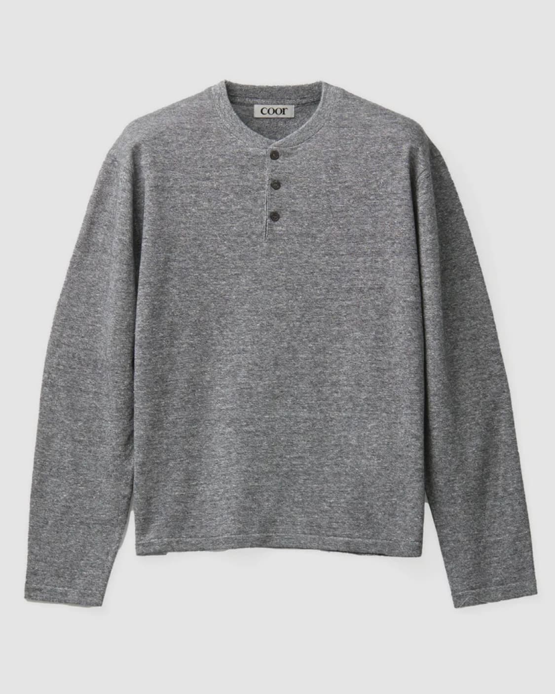 쿠어 헨리넥 롱슬리브 상품이미지1