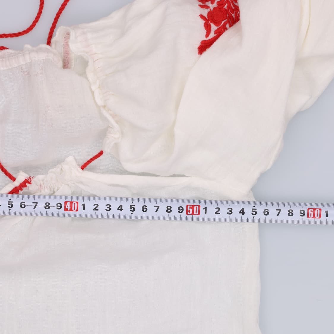 M 데님앤서플라이 린넨 자수 티셔츠 N7479 상품이미지6