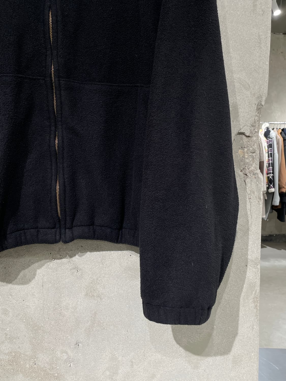 폴로 스포츠 블랙 로고 카라 집업 플리스 상품이미지5