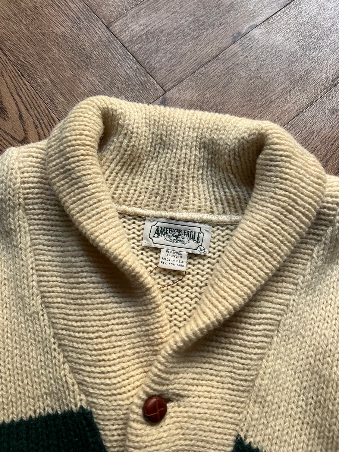 [M]90's Made in USA 허드슨 베이 스트라이프 니트 상품이미지2