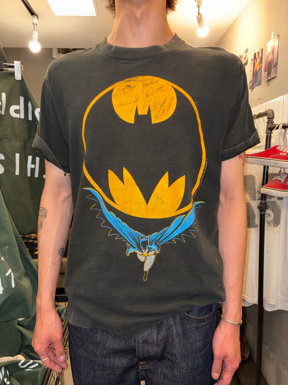 80’s Batman DC promo hard faded single T 상품이미지1