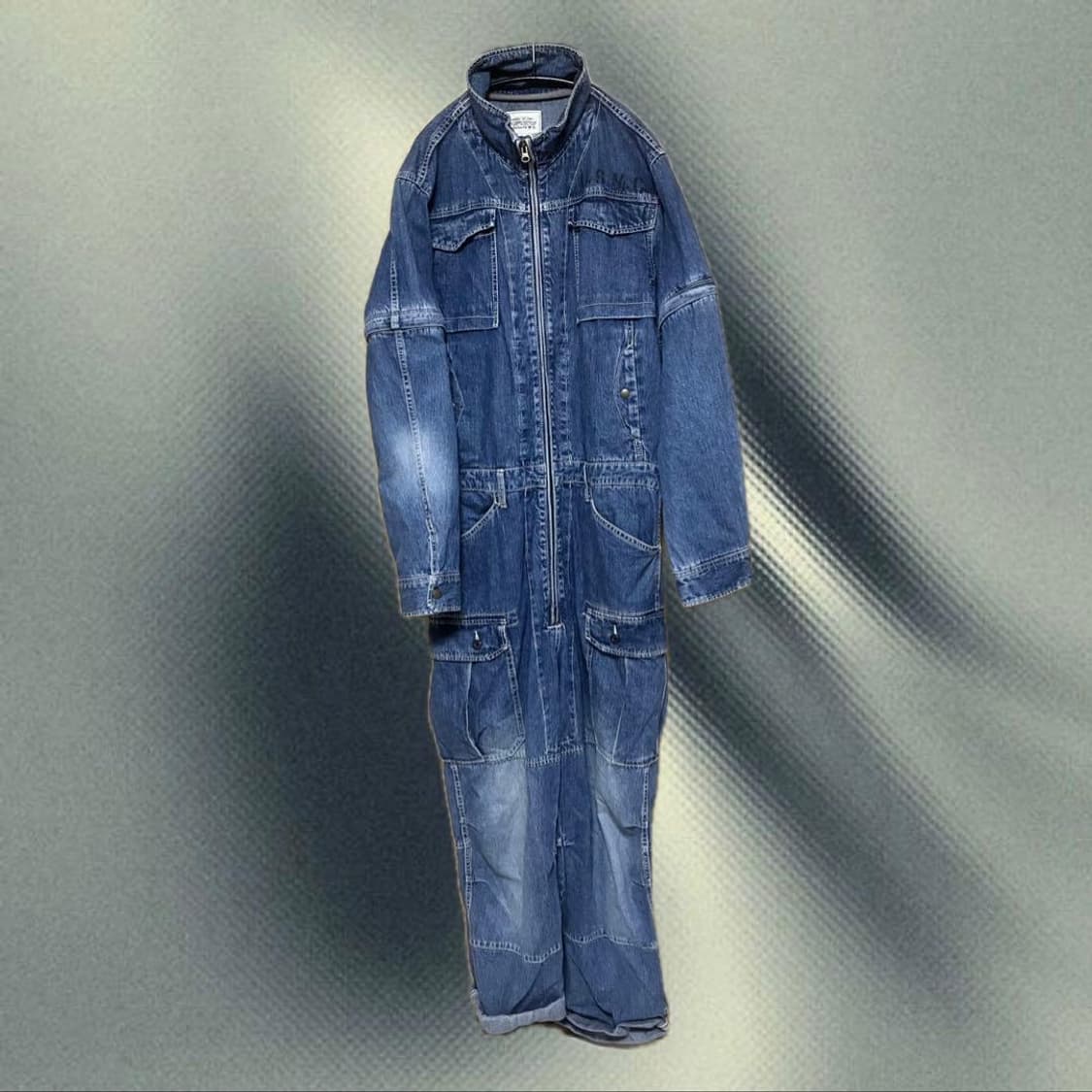 아비렉스 데님 점프수트 오버롤 Avirex xl 차일드매거진 차매 상품이미지1