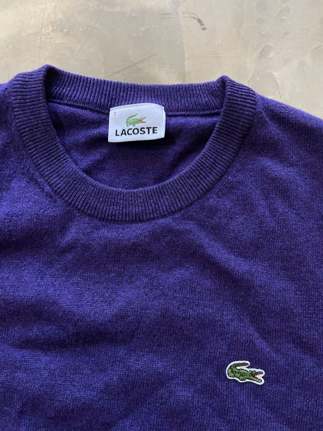 라코스테 니트 퍼플 95 상품이미지2