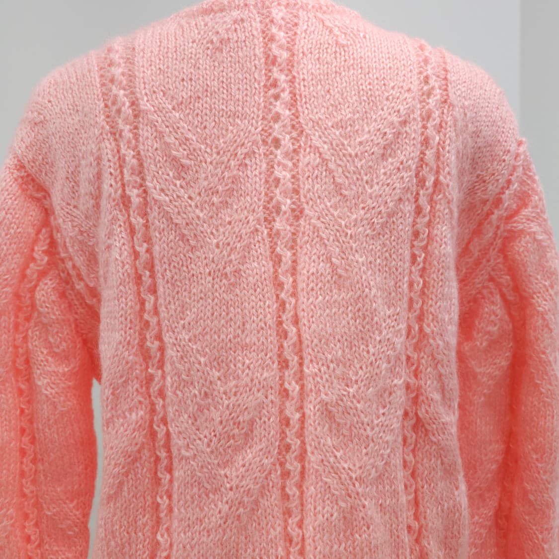 베이비핑크 꽈베기 겨울 가디건 상품이미지10