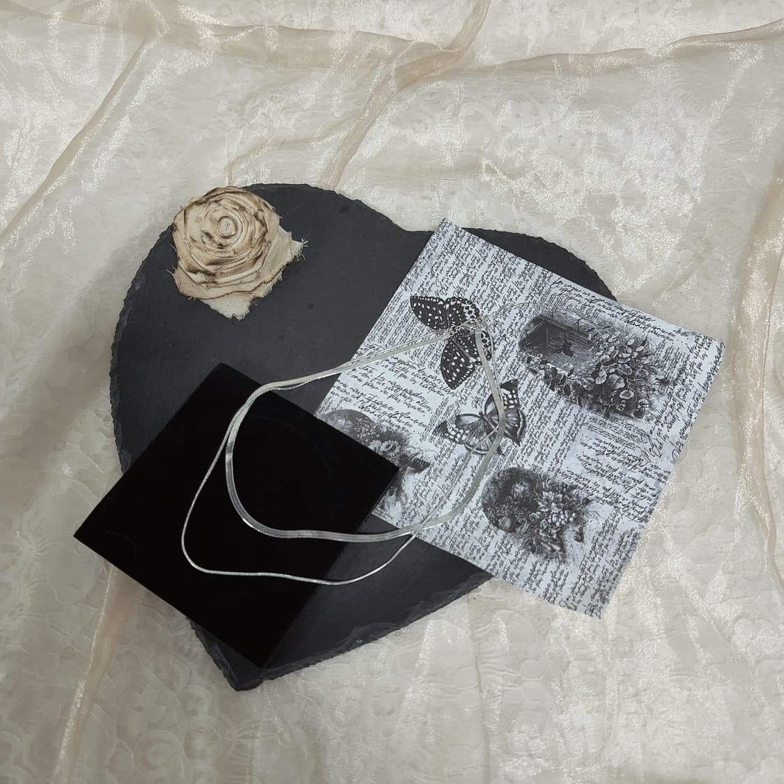 빈티지 마테 스네이크체인 레이어드 목걸이 상품이미지2