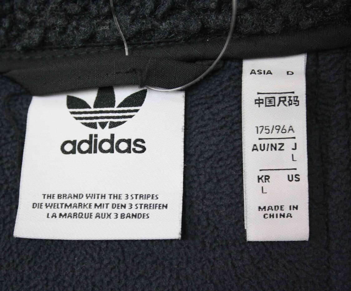 W-3382/아디다스 정품 남성용 쉐르파 후리스 조끼 100 상품이미지3