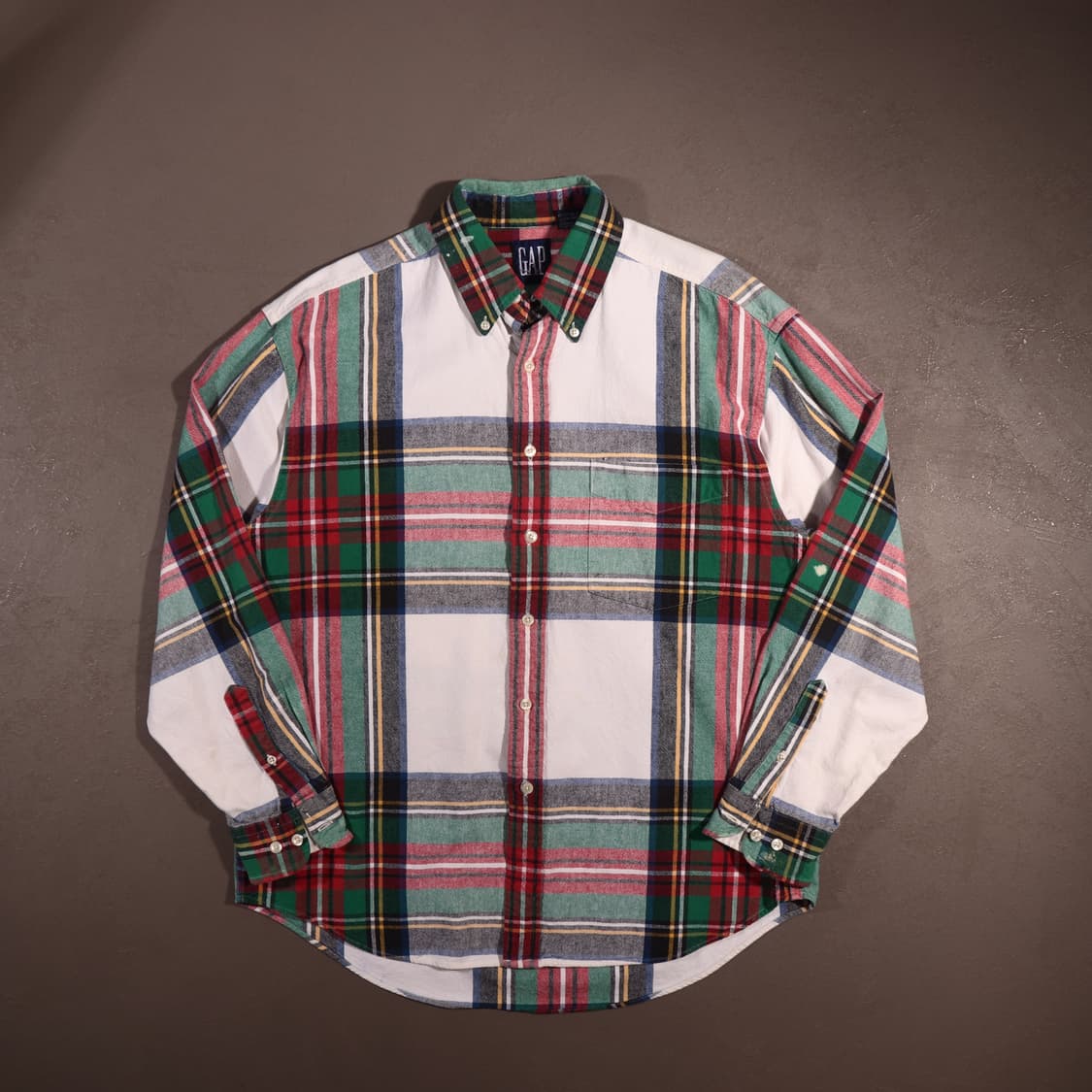 90s 갭 코튼 체크셔츠 상품이미지1