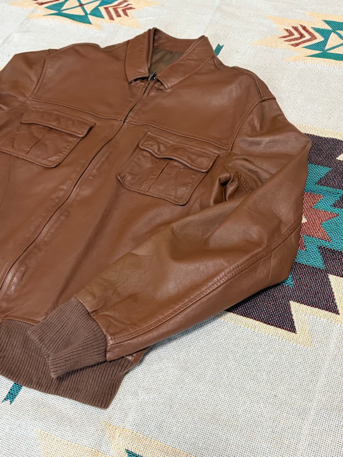 Italy sheep skin biker jacket / 양가죽 자켓 상품이미지2