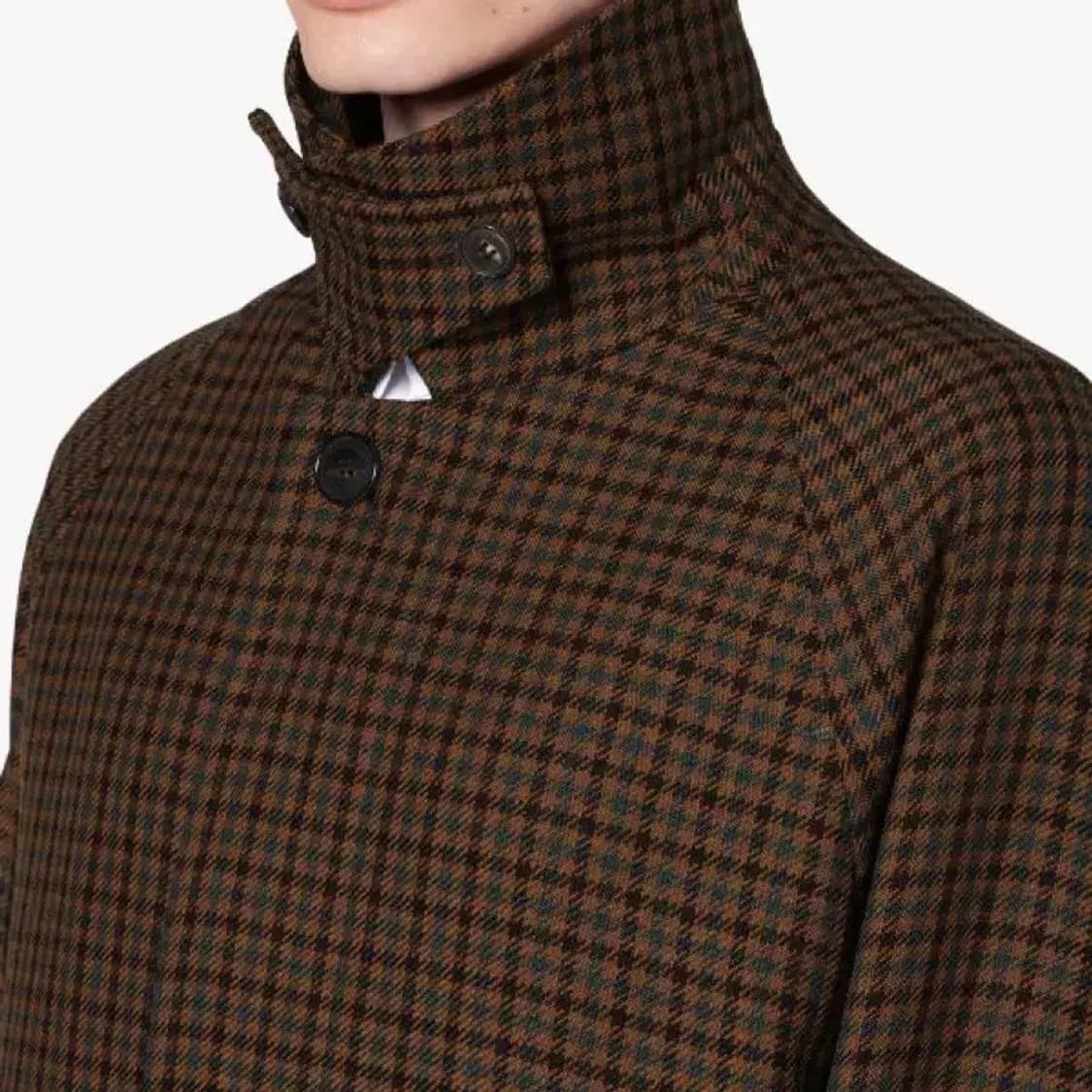 [40] 맥킨토시 하운드투스 체크 울 코트  상품이미지7