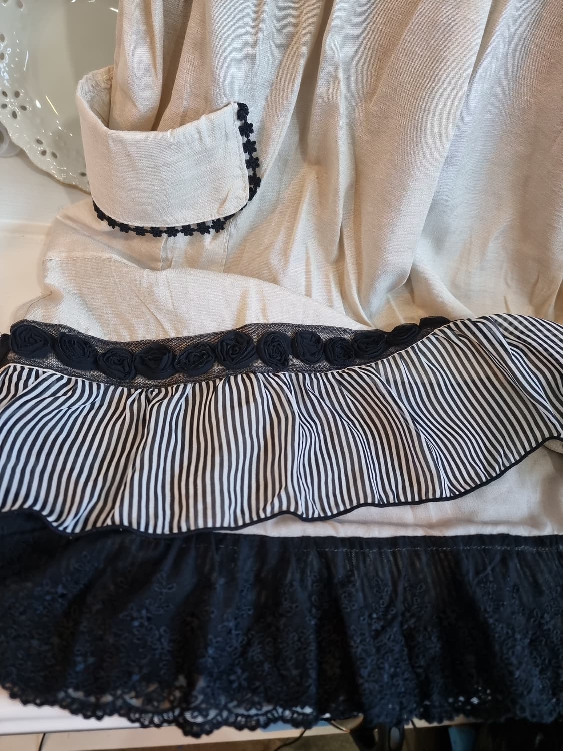 axes femme 레이스 카라 원피스 상품이미지3