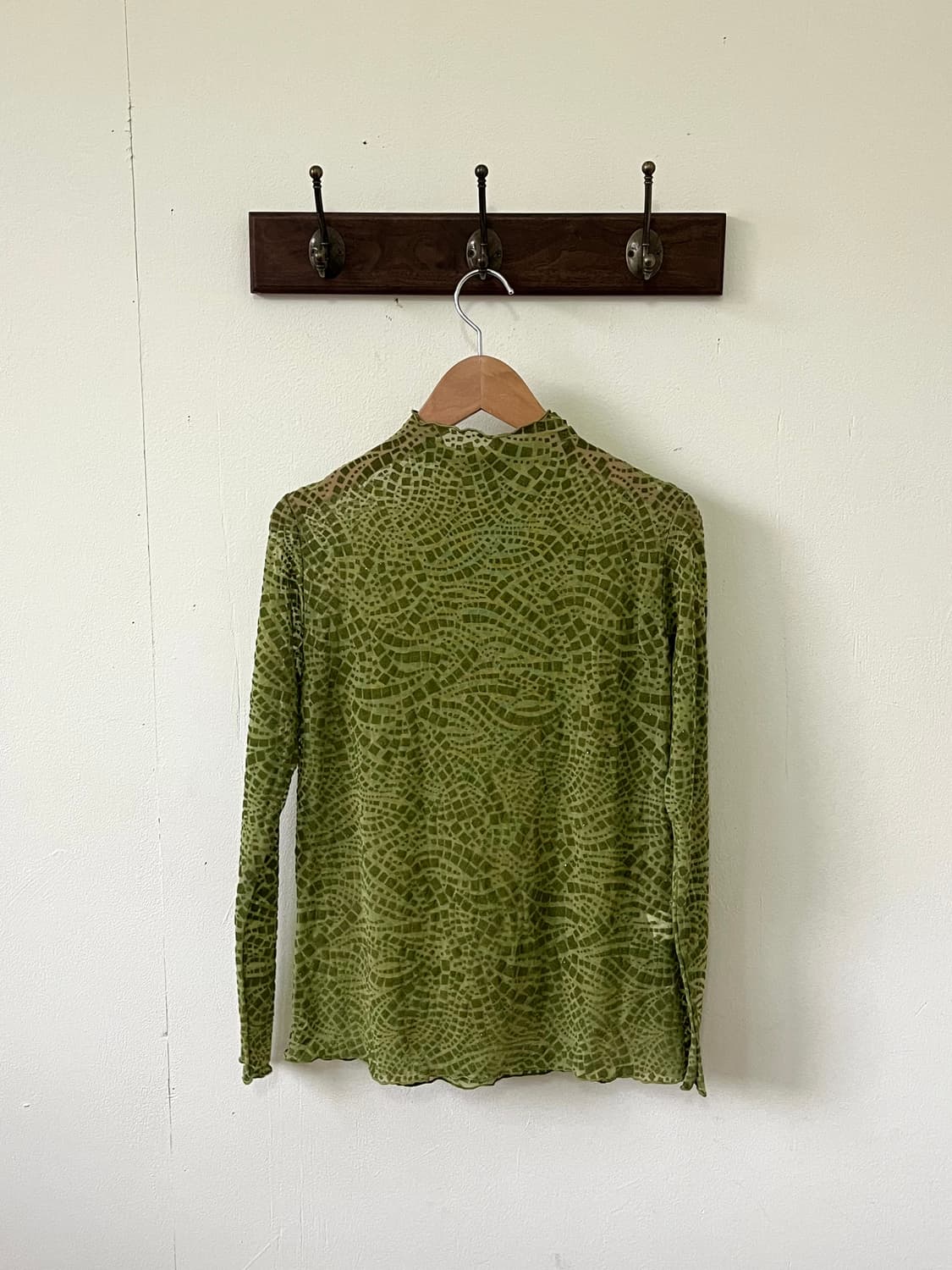 japan vtg 크로커다일 시스루 터틀넥 상품이미지3