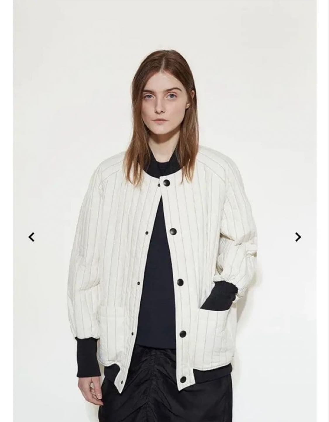 TTF✳️공용)마르니 스트라이프 봄버 상품이미지4