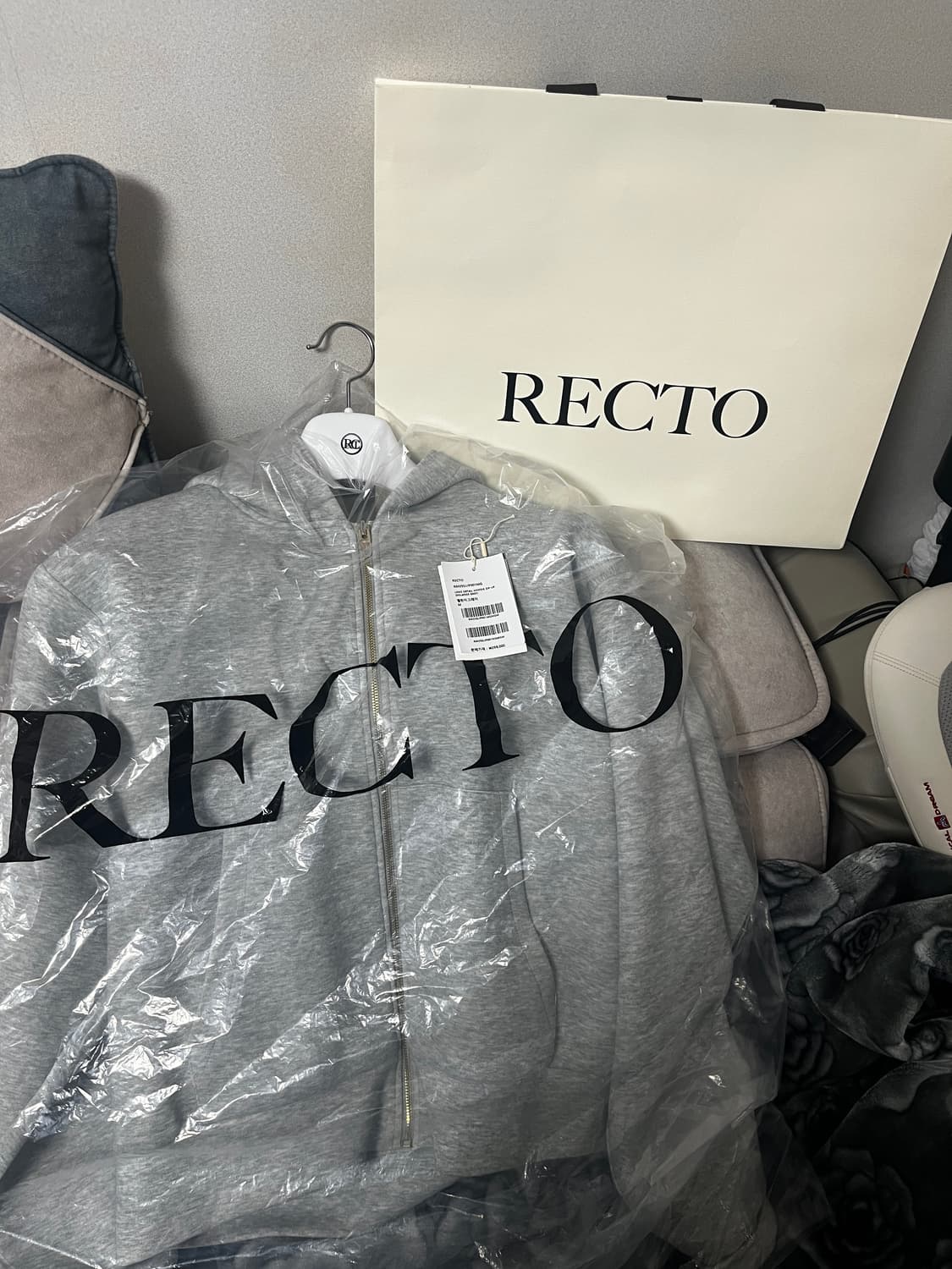 렉토 LOGO DETAIL HOODIE ZIP-UP 후드집업 상품이미지5