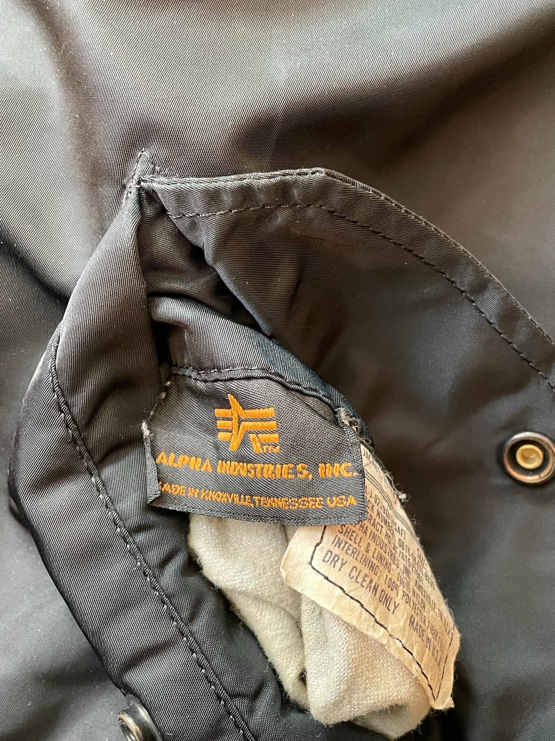80-90s 빈티지 알파인더스트리 made in usa ma-1 자켓 상품이미지6