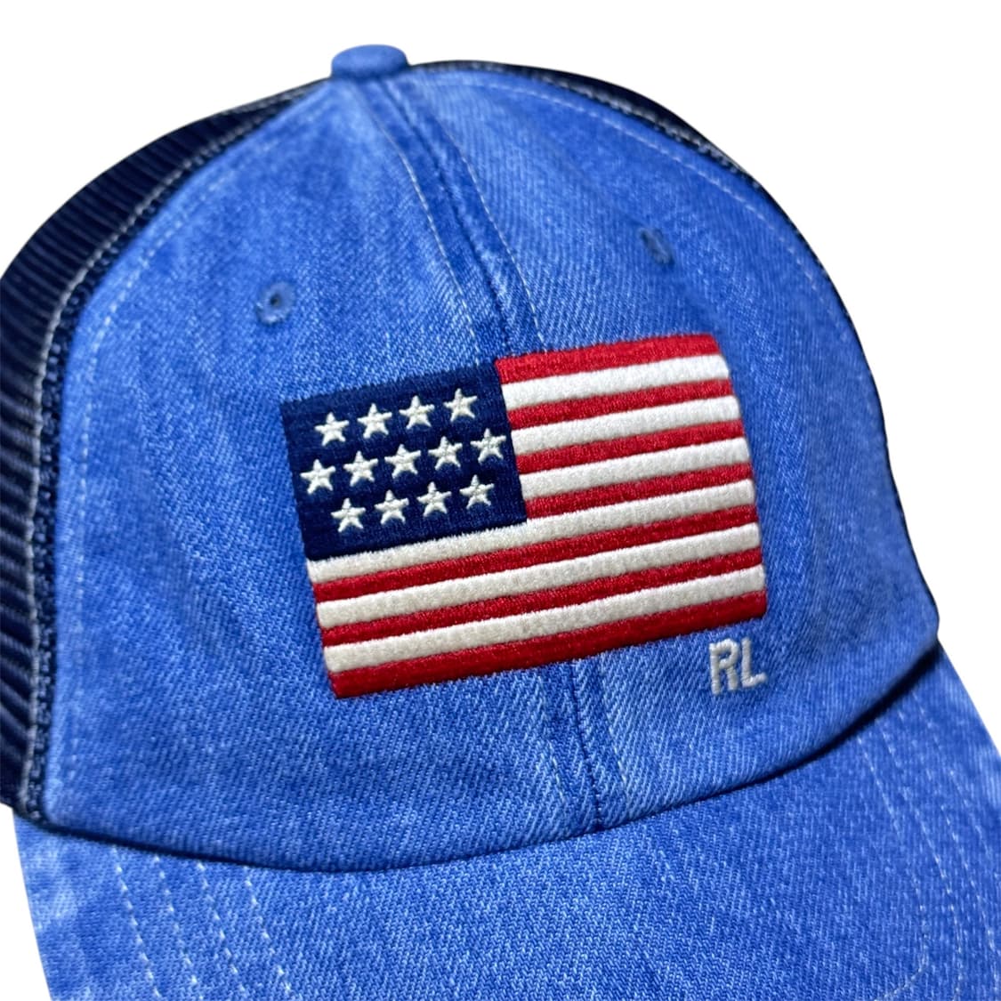 폴로 랄프 로렌 성조기 데님 메쉬캡(새상품) 상품이미지2