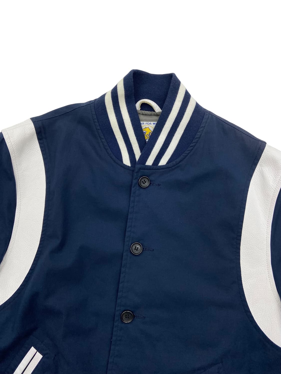 골든베어 X 클럽모나코 코튼 헤이스 바시티 자켓 상품이미지2