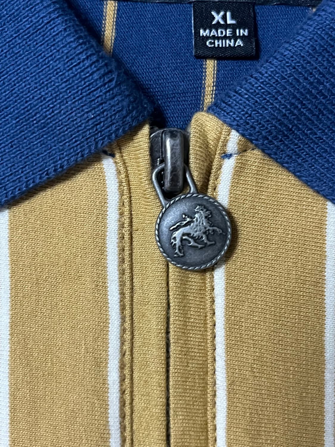 스투시 반집업 폴로 티 XL 상품이미지4