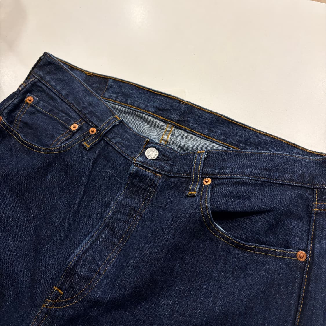 [34x30] 리바이스 501 진청 데님 팬츠 청바지 B905 상품이미지6