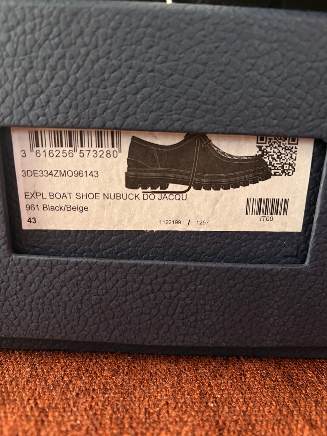 디올 / 익스플로어 오블리크 자카드 보트 슈즈 / 43 상품이미지5