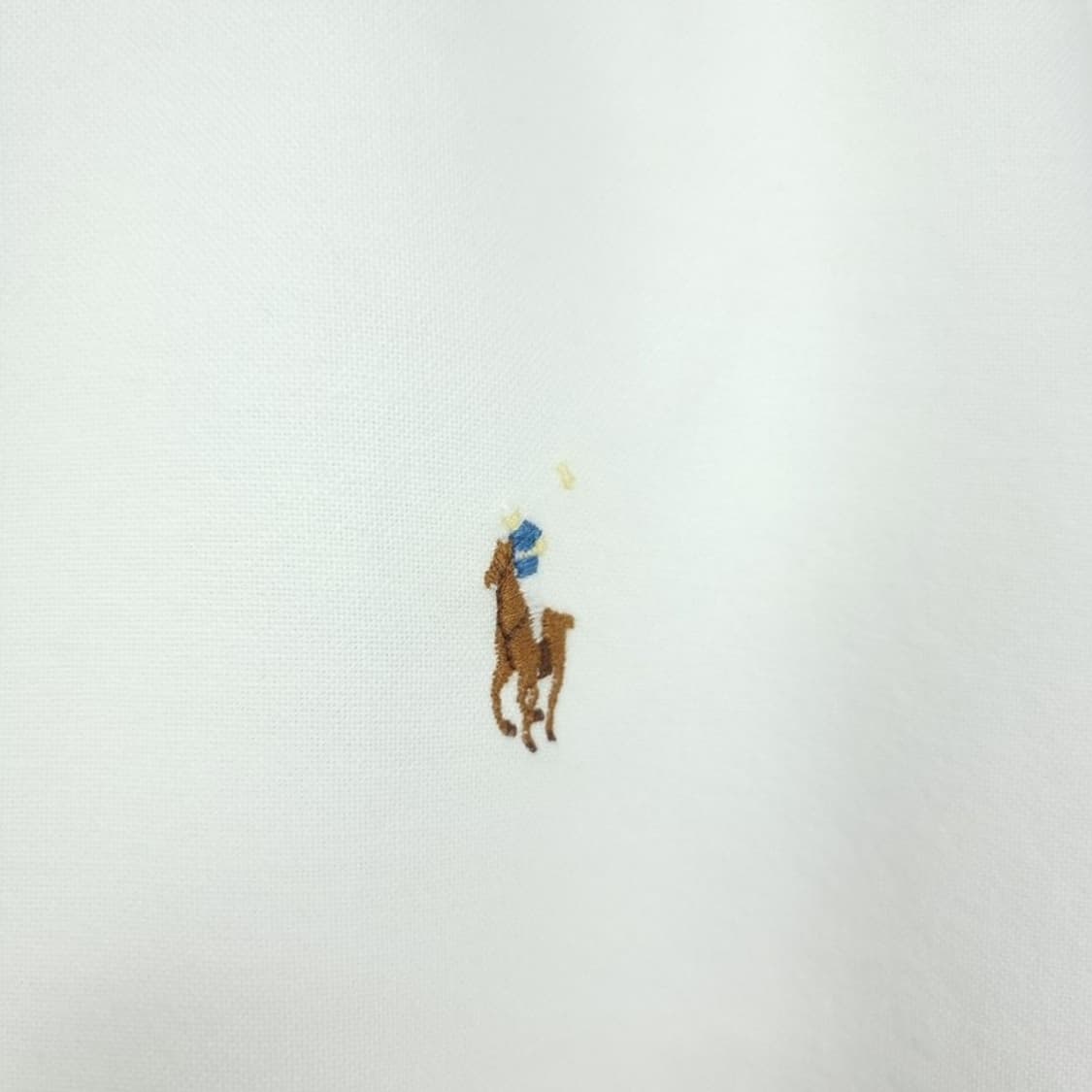 [폴로 랄프로렌] 포니 로고 자수 커스텀핏 셔츠 화이트 M18940 상품이미지6