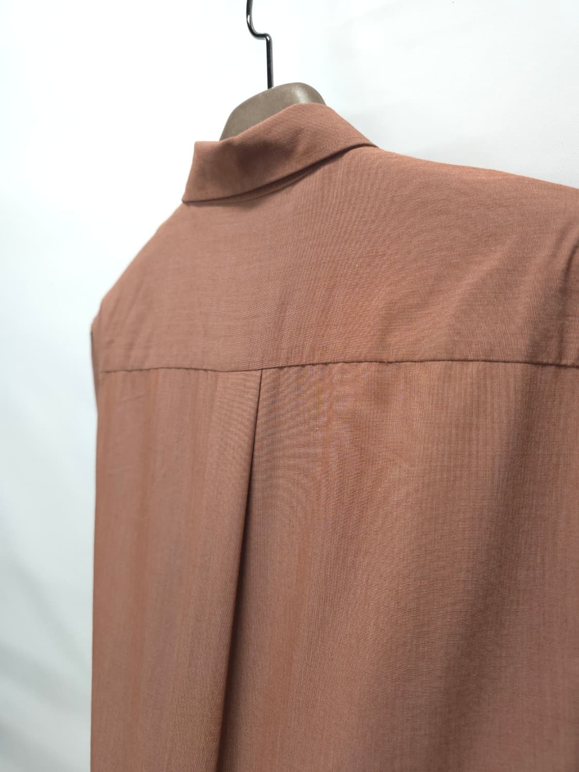 발렌시아가 90's 빈티지 브라운 긴팔 봄여름 셔츠 (95) 상품이미지8