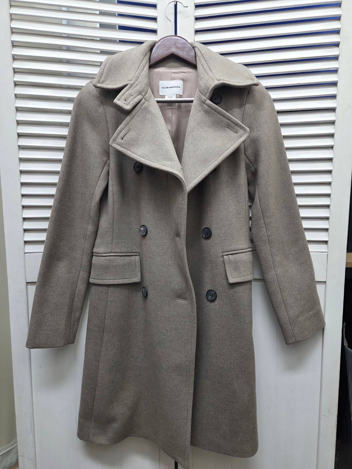 클럽모나코 울캐시미어 더블 코트 상품이미지1