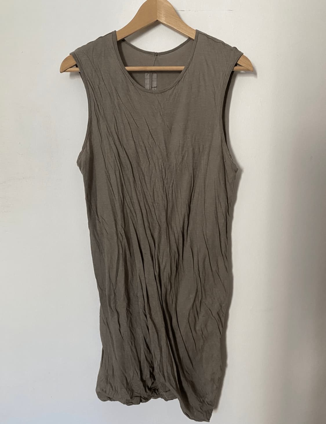 릭오웬스 더블 레이어 슬리브리스 상품이미지2