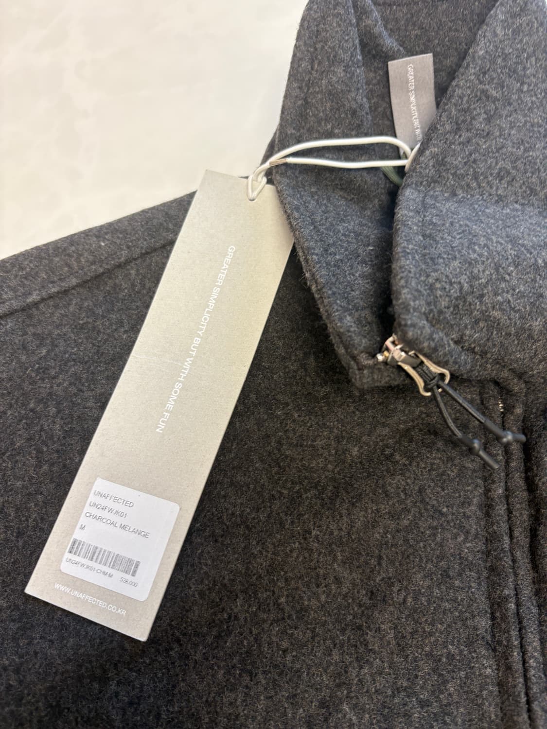 언어펙티드 울 블루즁 자켓 상품이미지4