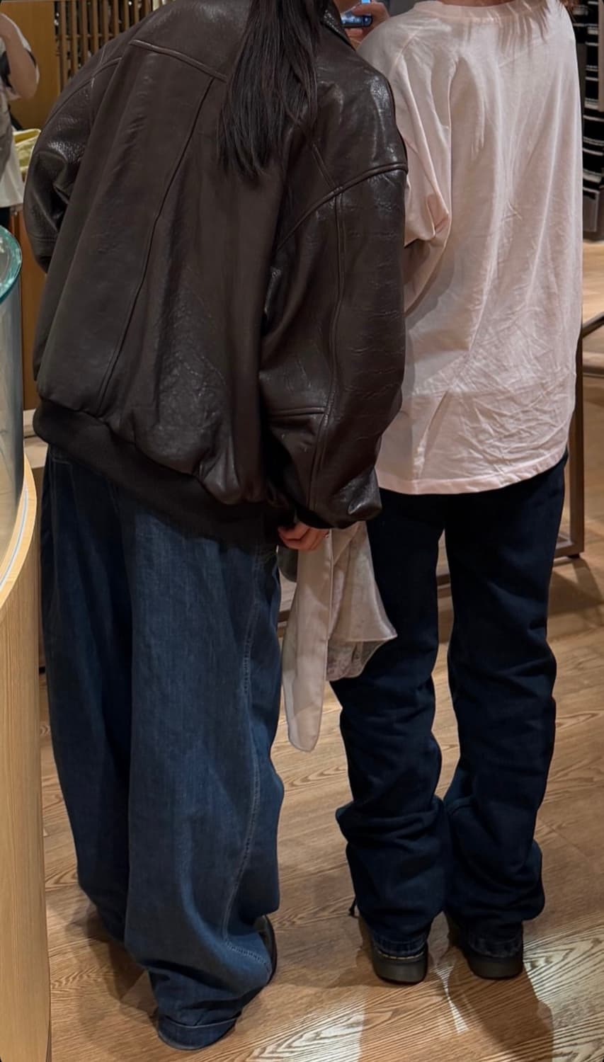 스튜디오 알로이 램스킨 레더자켓 블랙 상품이미지7