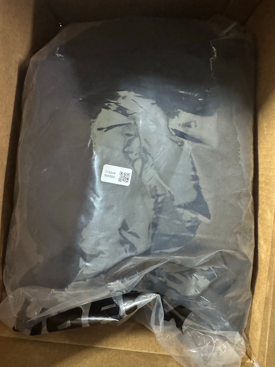 L 라지새상품 이지 갭 엔지니어드 바이 발렌시아가 도브 후드 워시드 블랙 상품이미지4