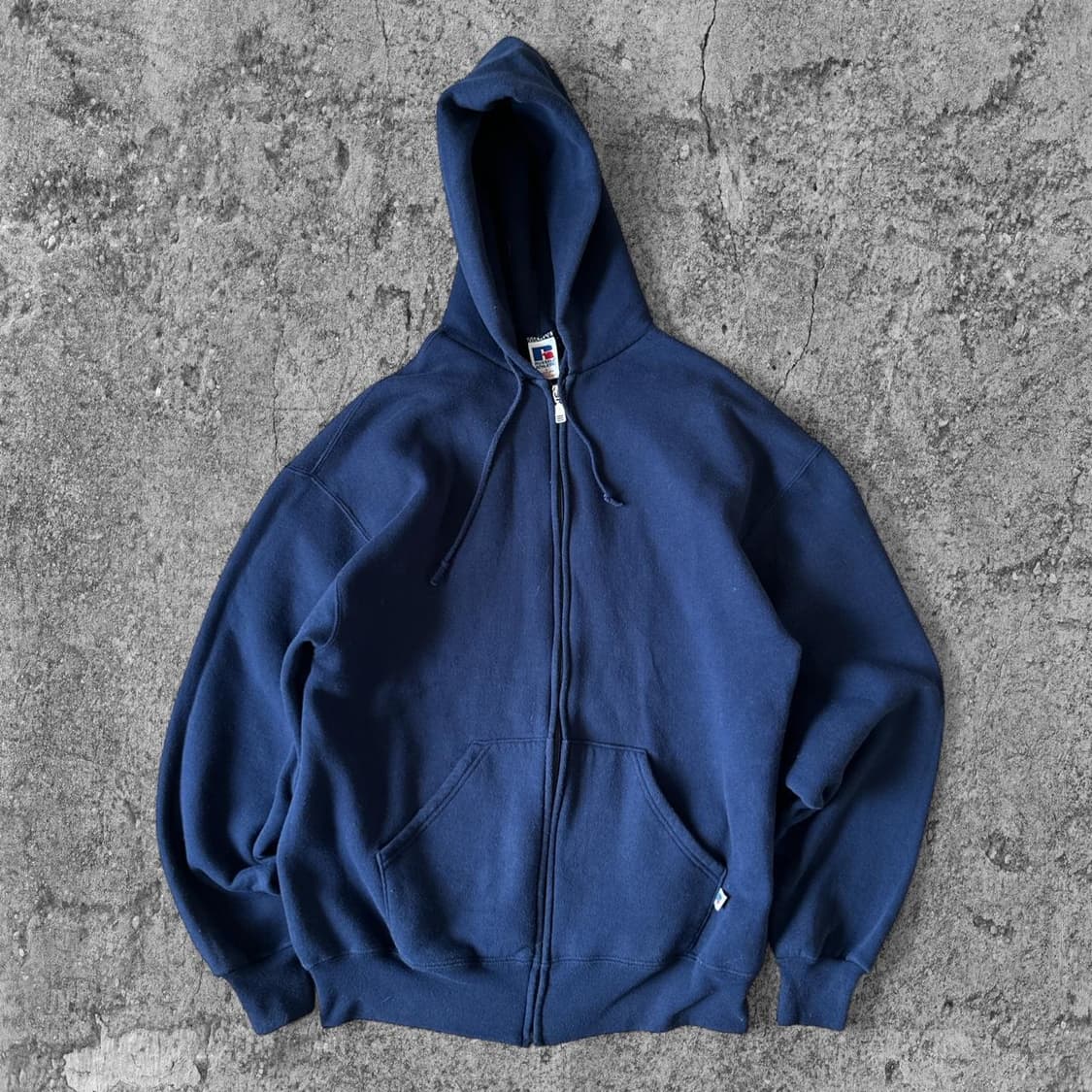 러셀 애슬레틱 스웻 후드집업 네이비 상품이미지1