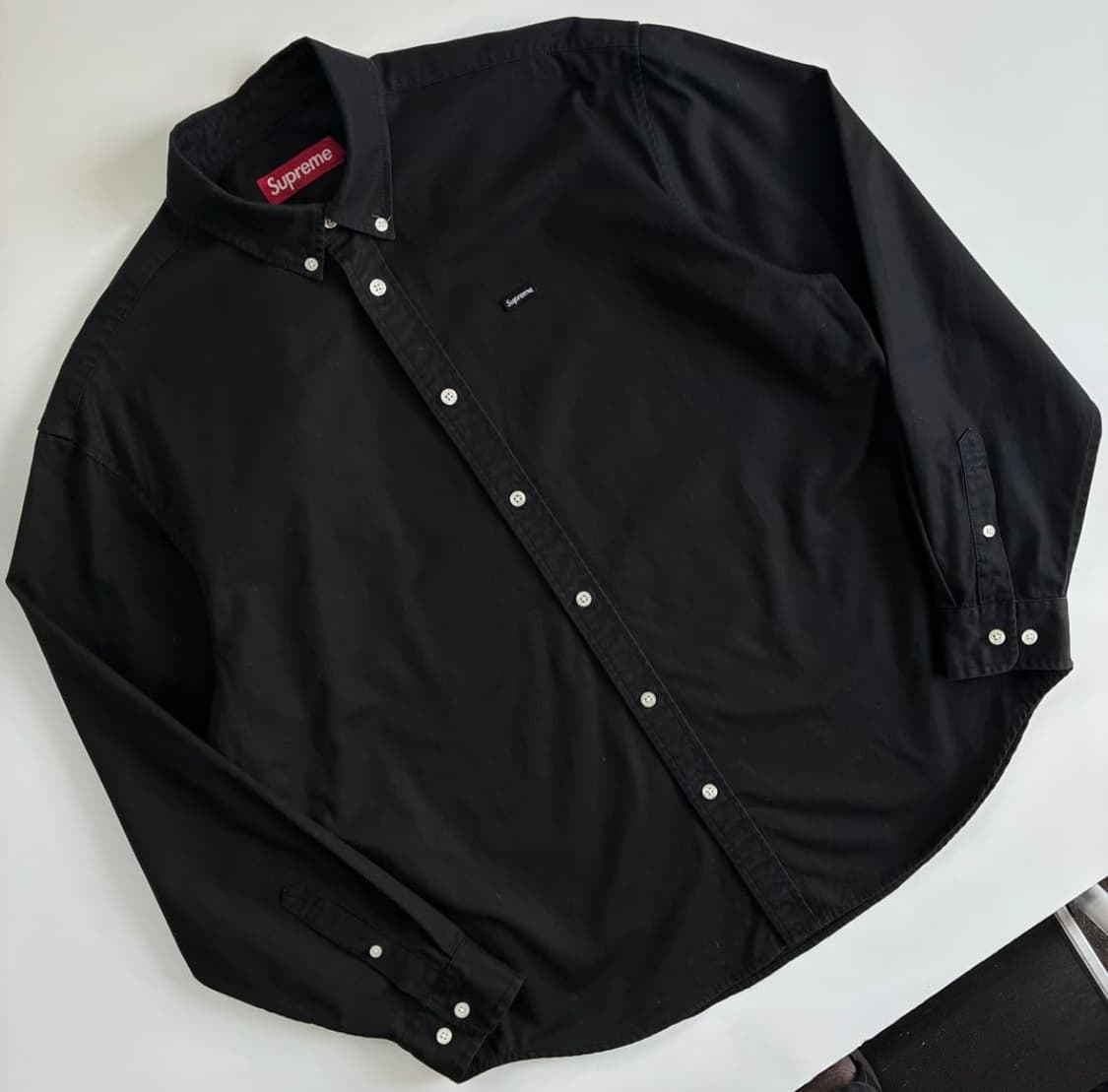 Supreme 슈프림 23FW 블랙 스몰 박스 로고 셔츠 상품이미지2