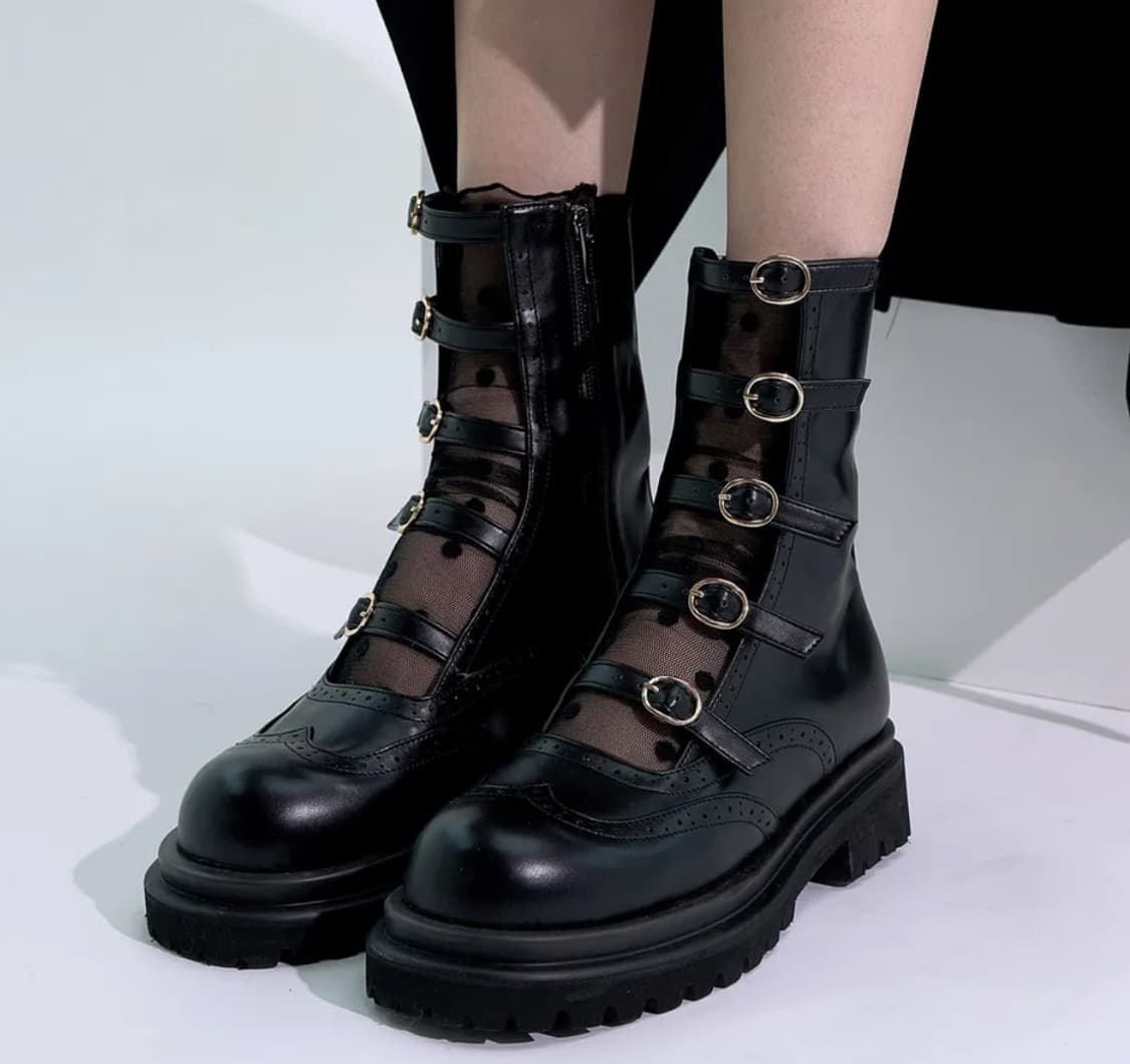 슈하이 루엘라 벨트 워커 부츠 블랙  상품이미지2