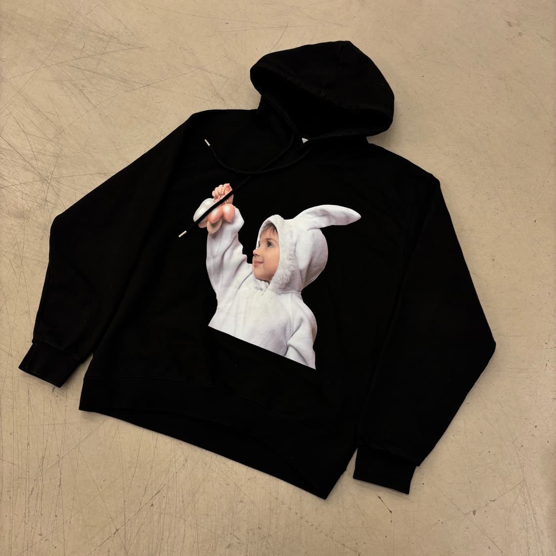 아크메드라비 래빗 베이비 프린팅 후드티 상품이미지1