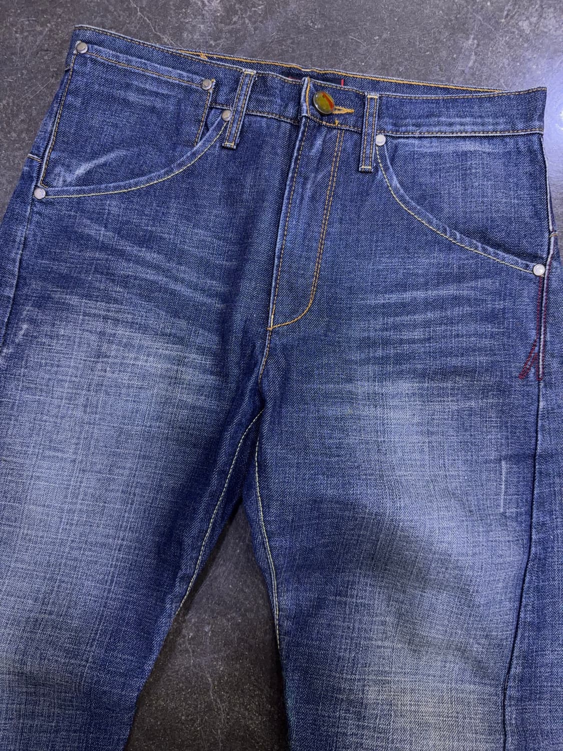 리바이스 00's 엔지니어드진 녹 워싱 데님팬츠 29 상품이미지3