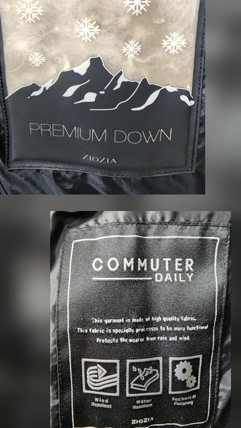 지오지아 남성 패딩자켓 슬림110 퀼팅 덕다운자켓 XD53 상품이미지7