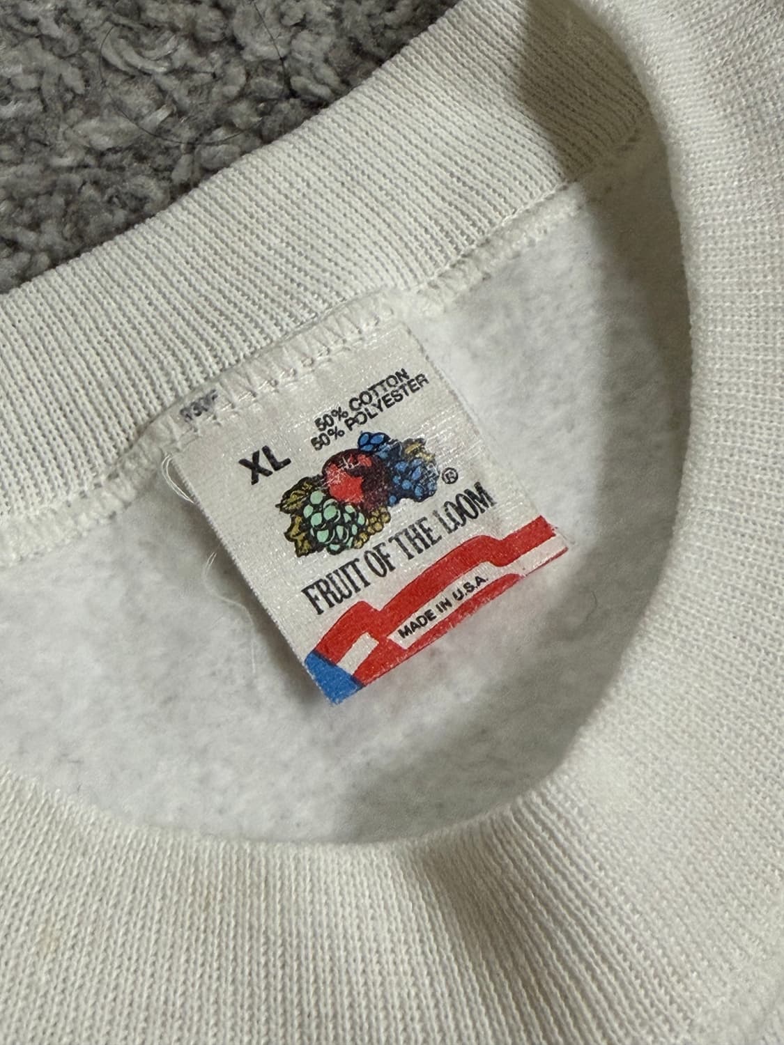 80s 프룻오브더룸 래글런 스웻셔츠 상품이미지5